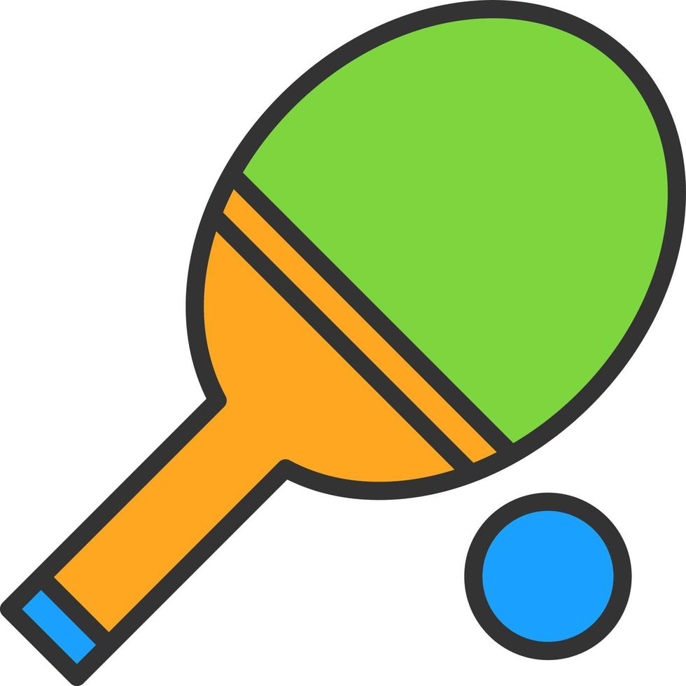 diseño de icono de vector de ping pong