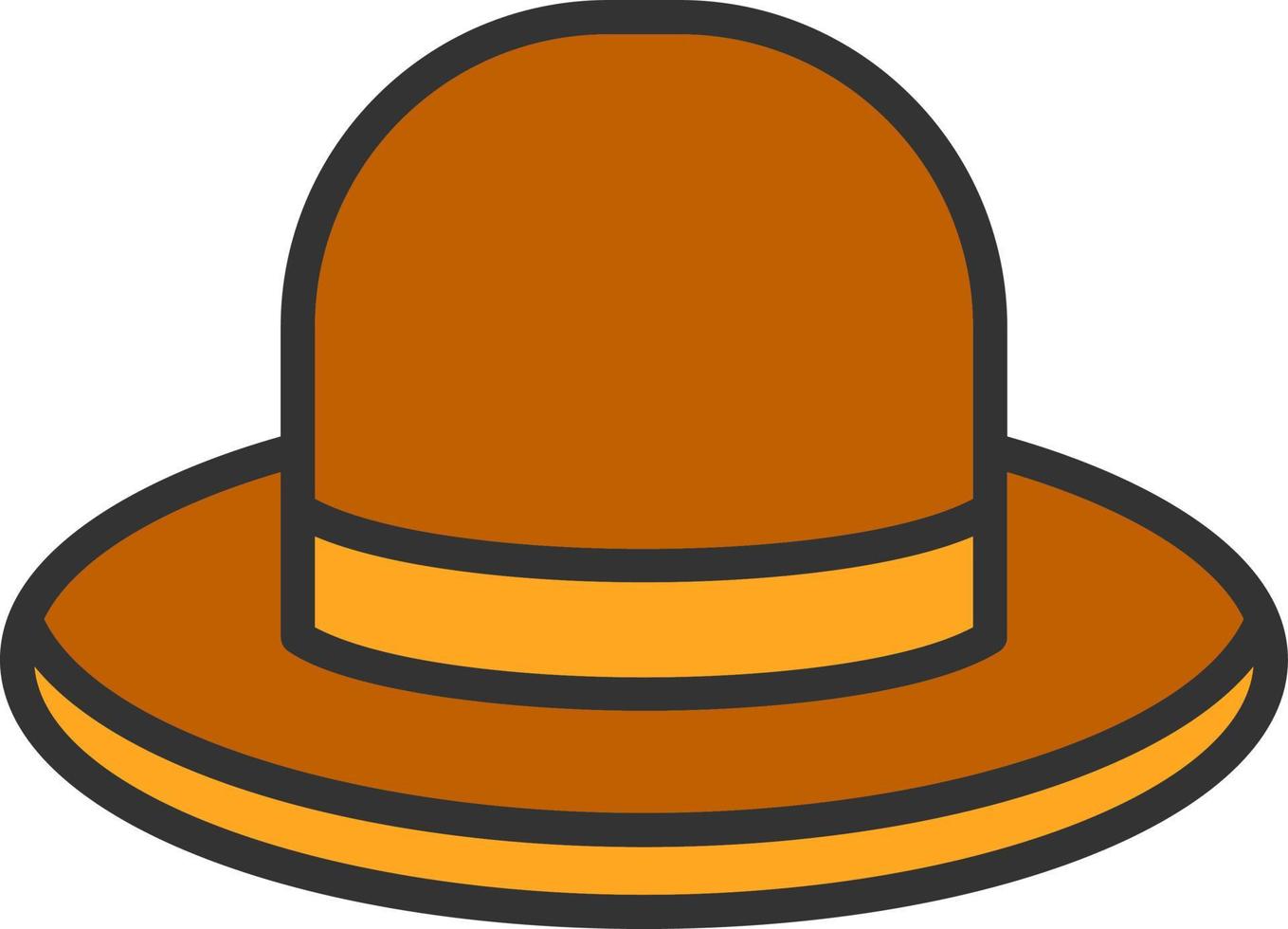 diseño de icono de vector de sombrero