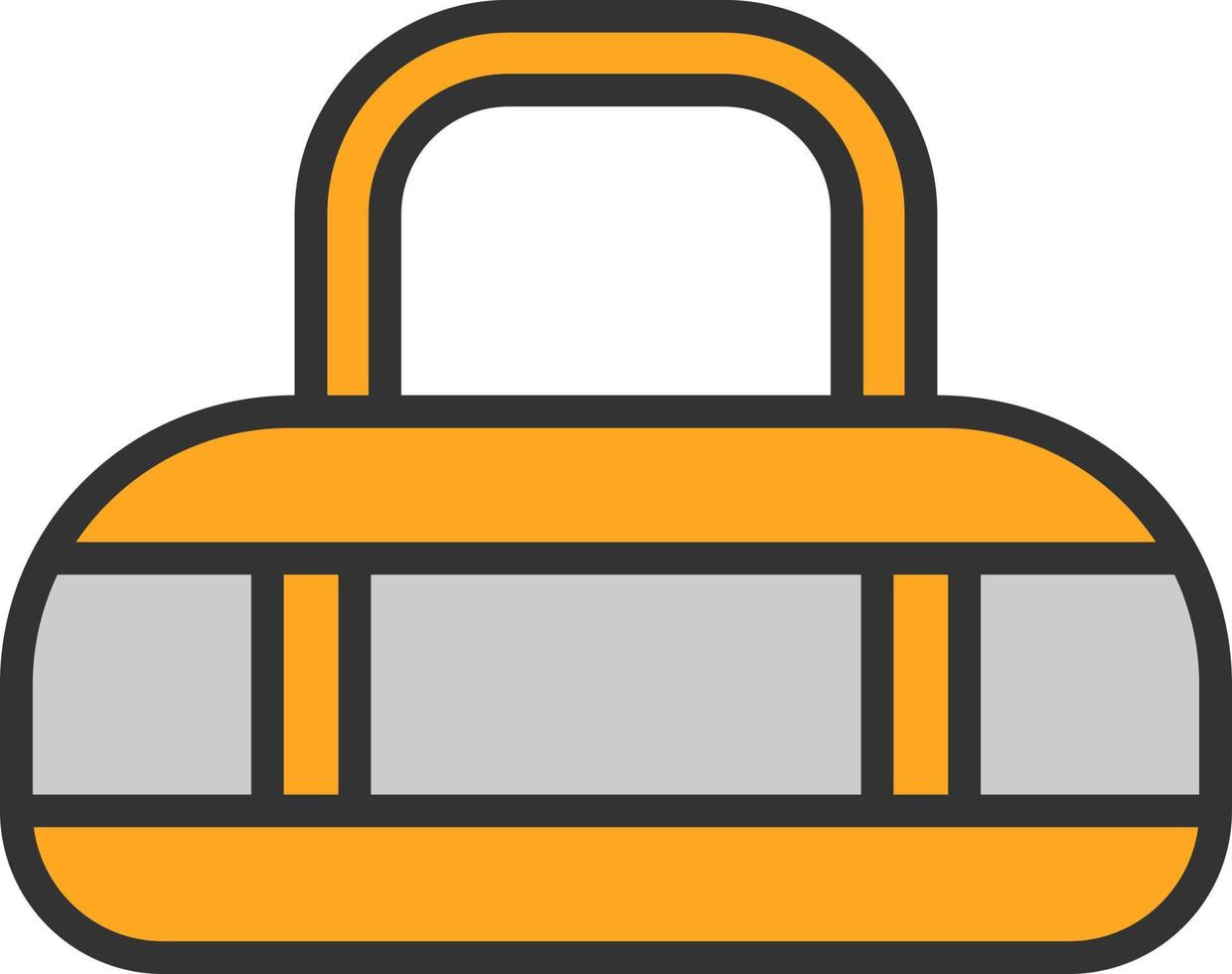 Duffle Bag Vector Icon Design