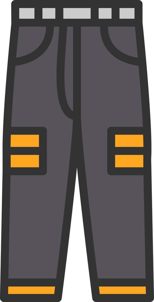 diseño de icono de vector de pantalones