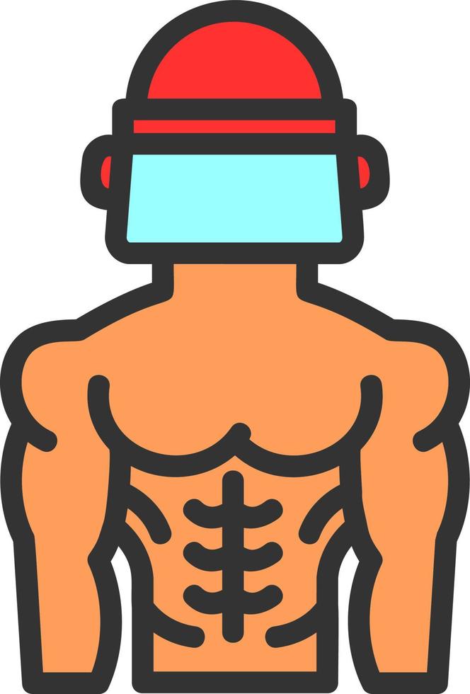 diseño de icono de vector de cuerpo