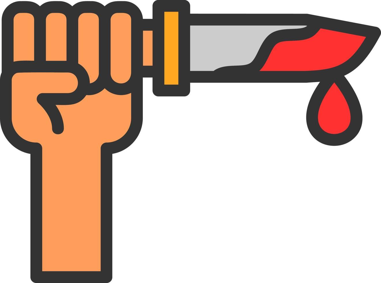 Killed Vector Icon Design