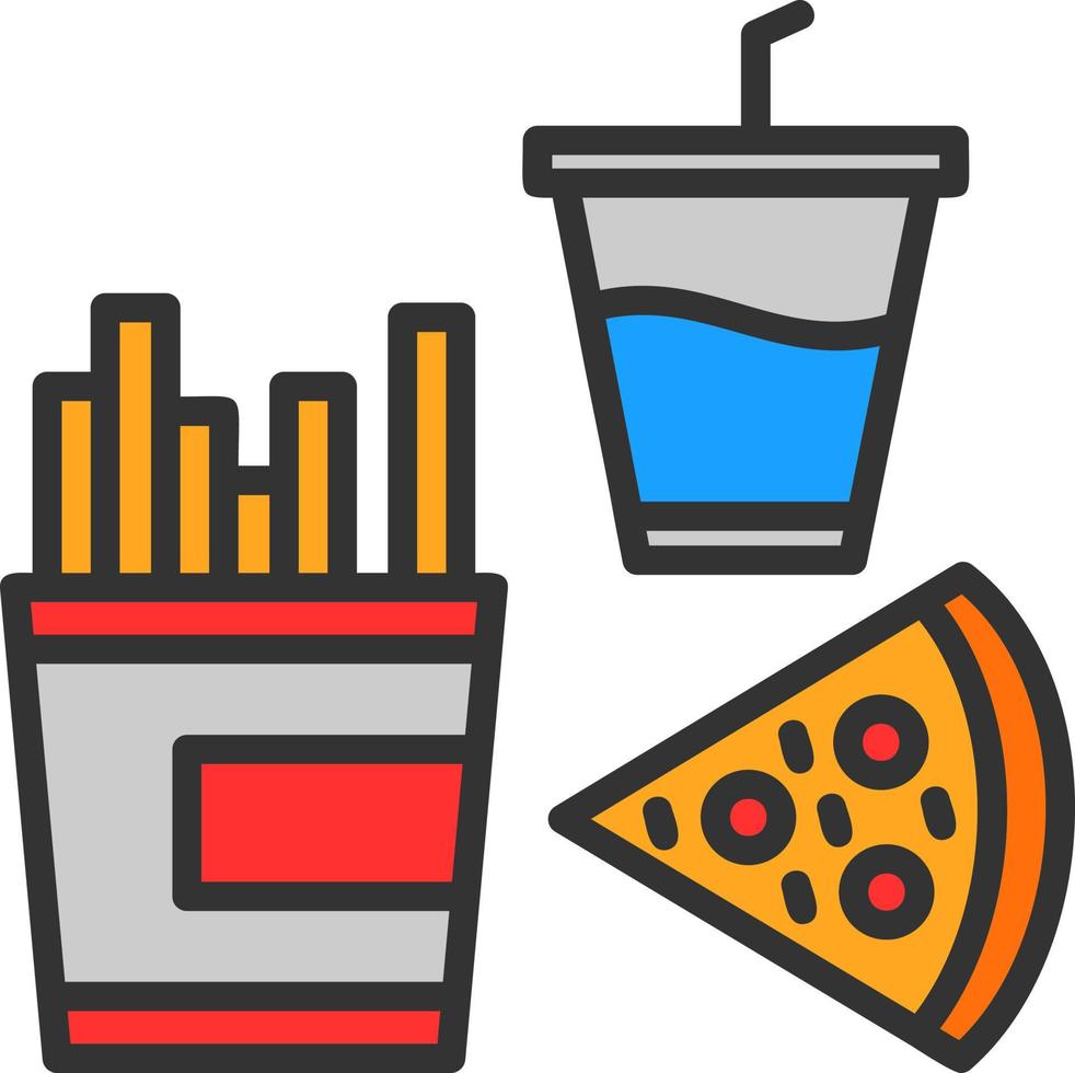 Fastfood Vector Icon Design