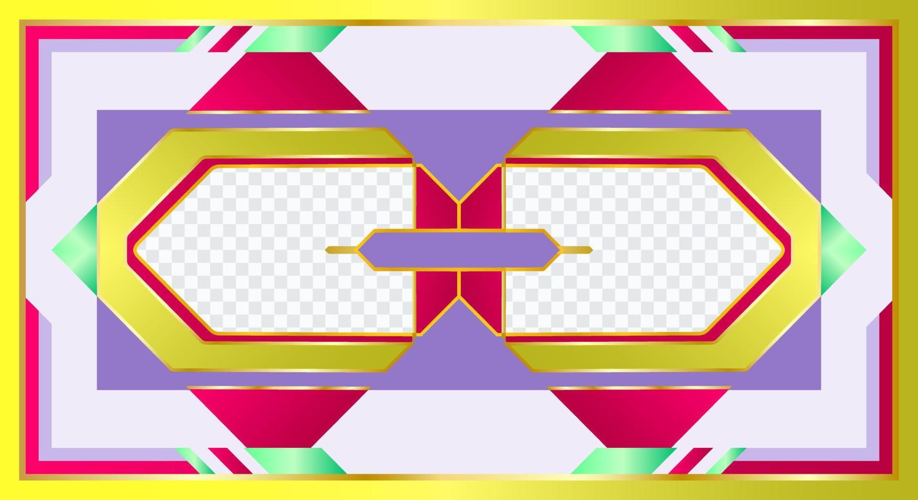 illustration of an background. Abstract colorful gaming background with modern esport shapes. Vector design template technology concept can use element game banner, sport poster, etc.