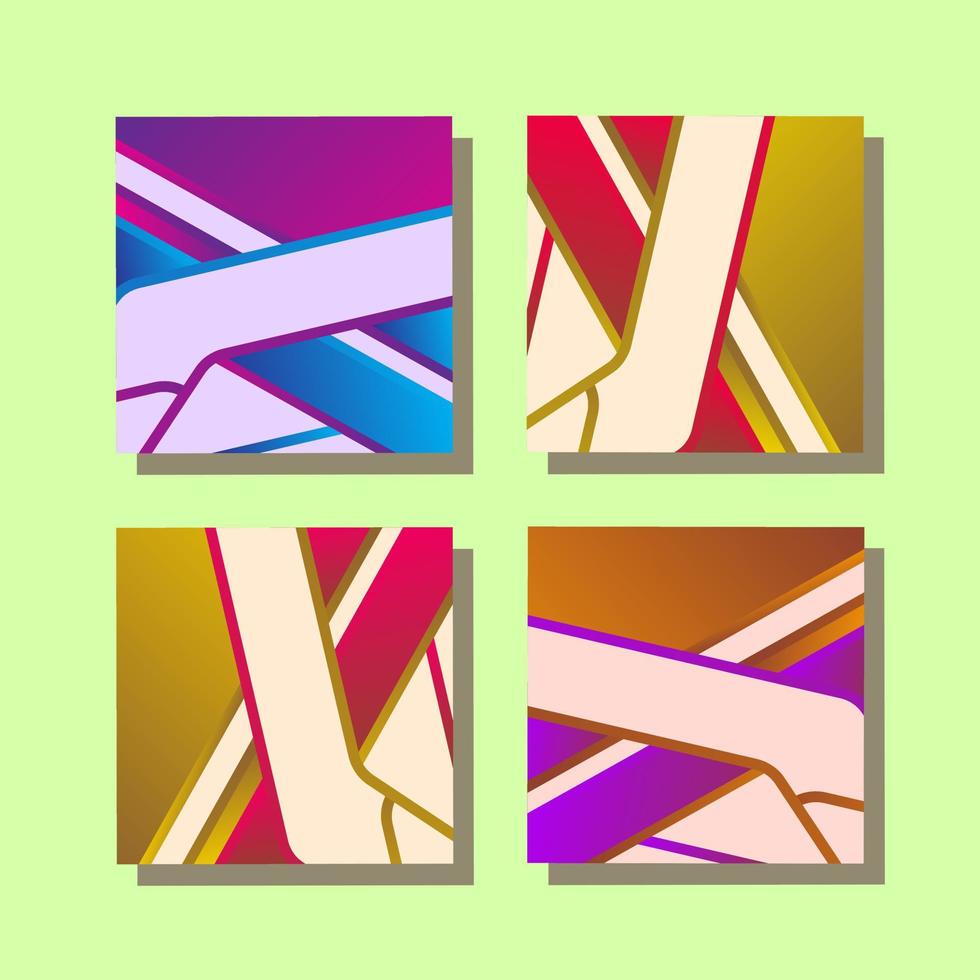 Abstract background with shapes. Suitable for social media post and web internet ads. Vector illustration with