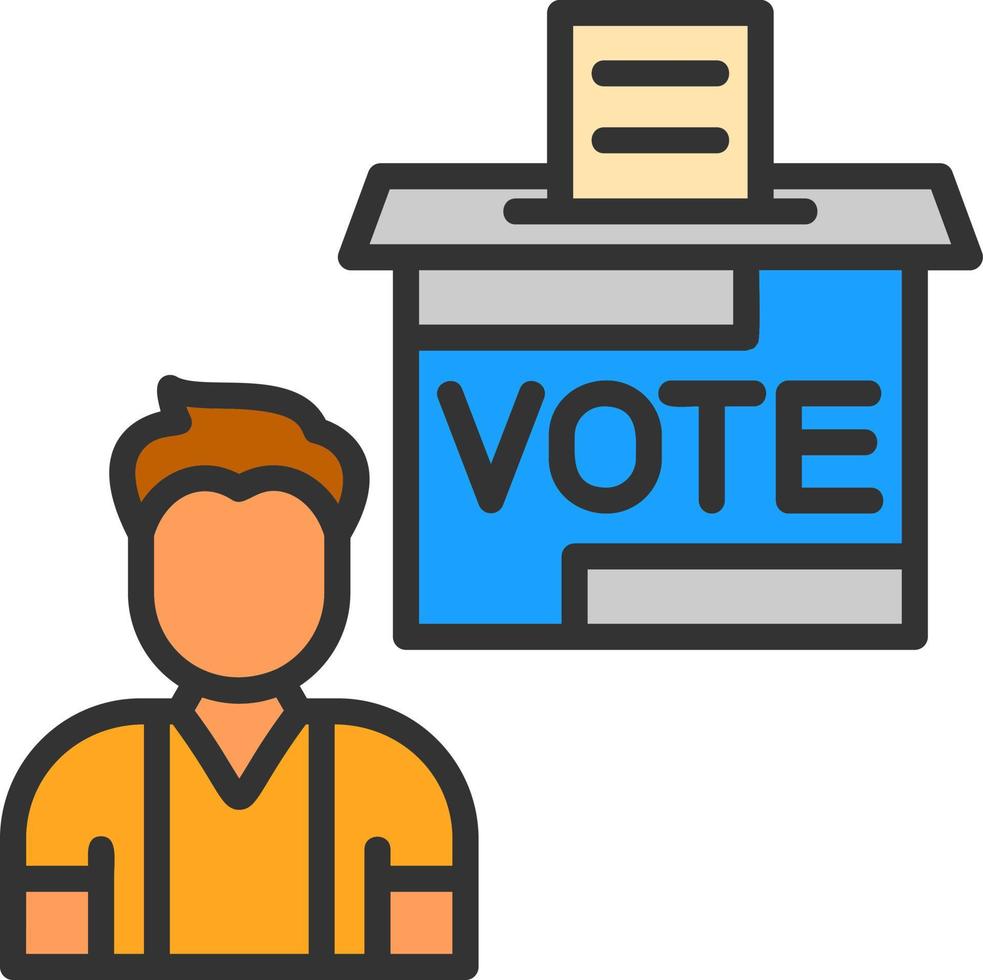 Polling Vector Icon Design