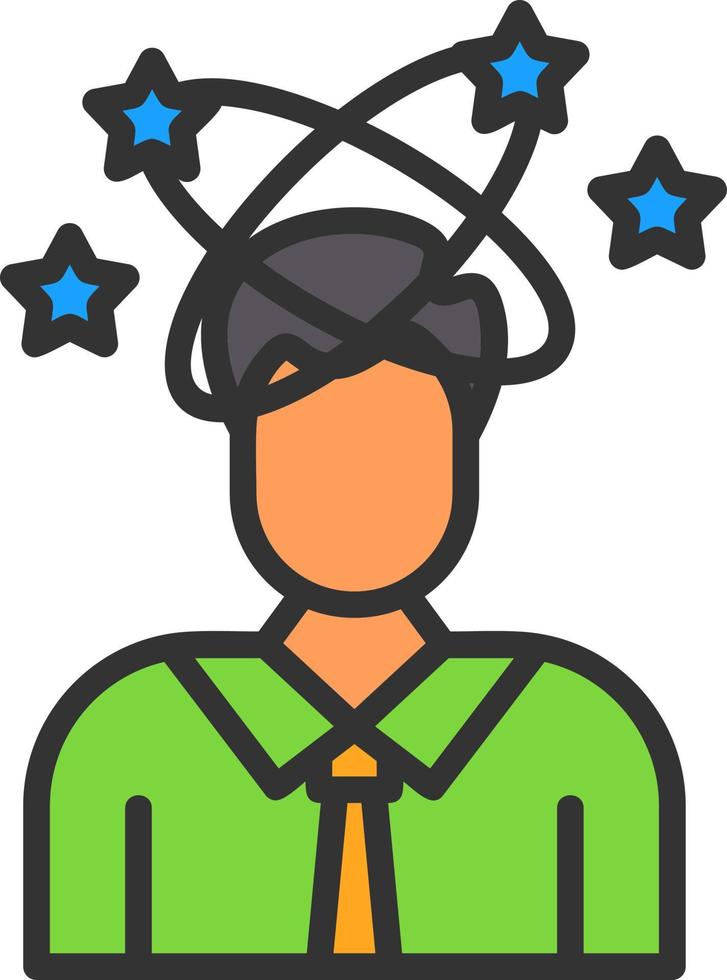 Dizzy Vector Icon Design
