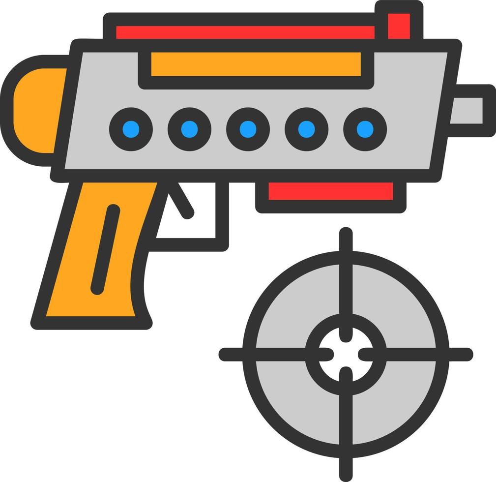 Shooting Game Vector Icon Design