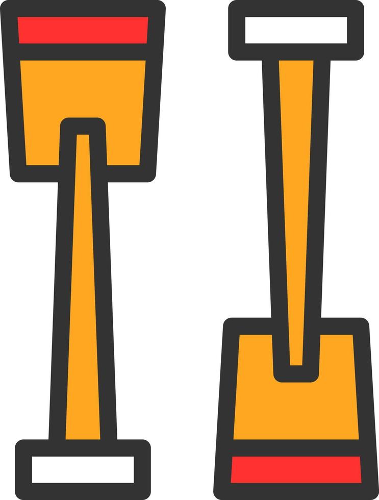 Paddle Vector Icon Design