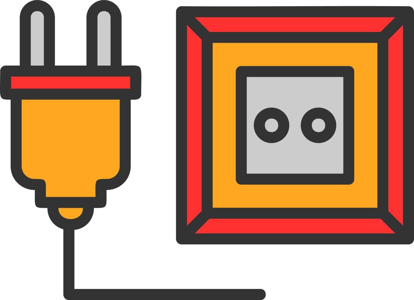 Unplugged Vector Icon Design