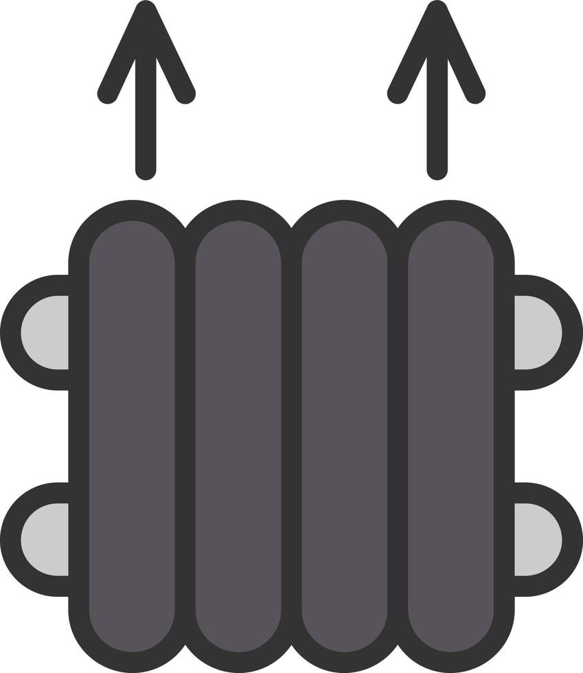 Radiator Vector Icon Design