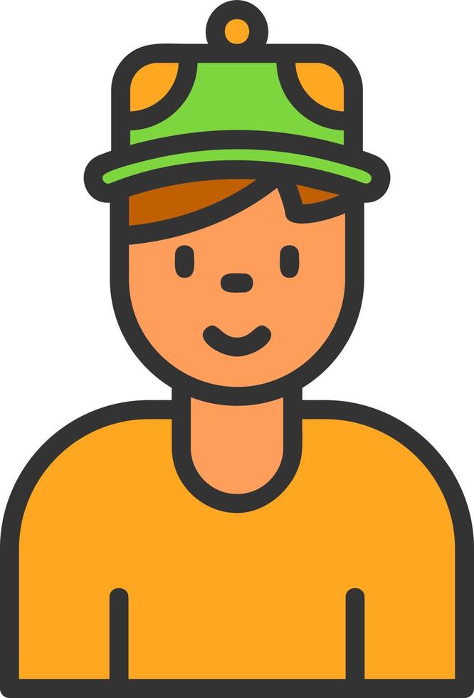 Teenager Vector Icon Design