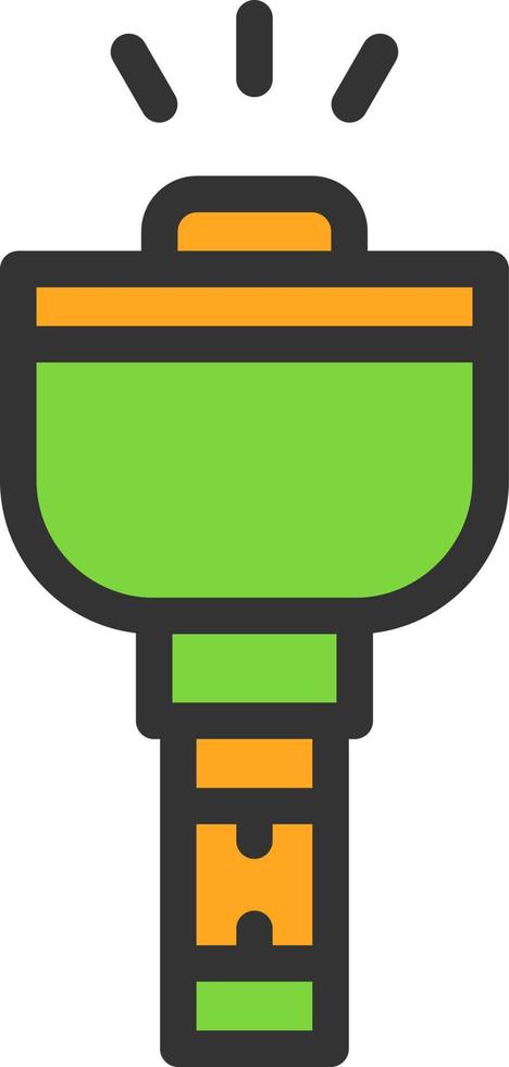 Torch Vector Icon Design