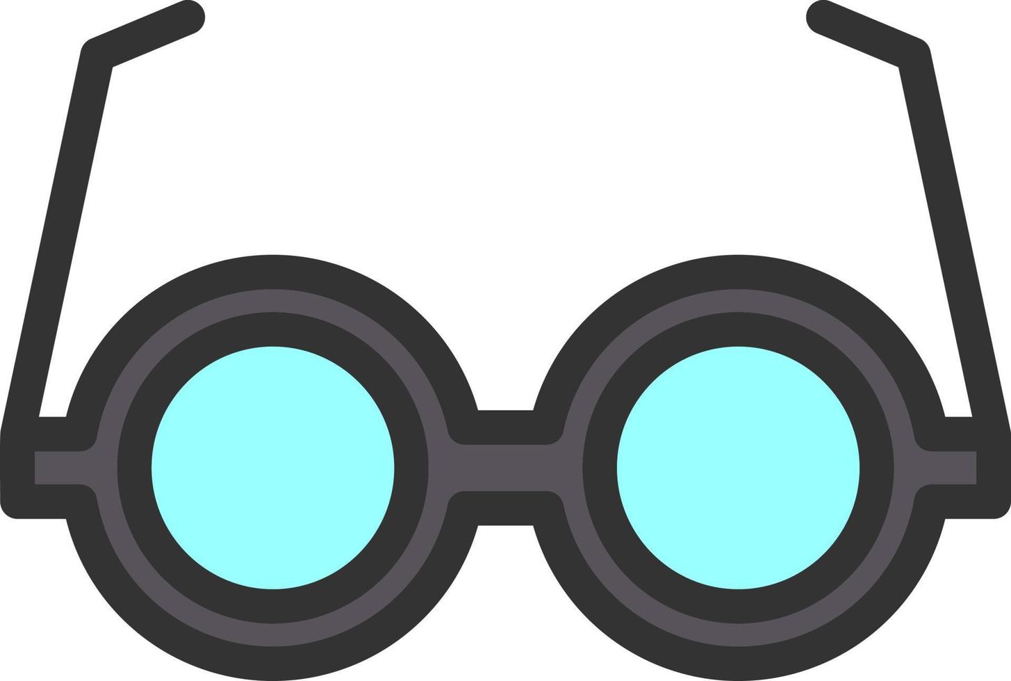 Glasses Vector Icon Design