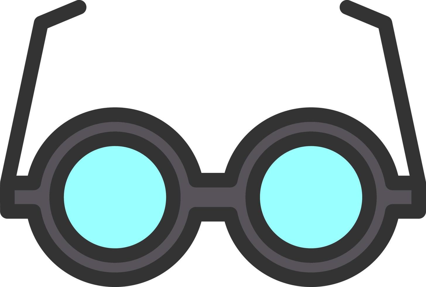 diseño de icono de vector de gafas