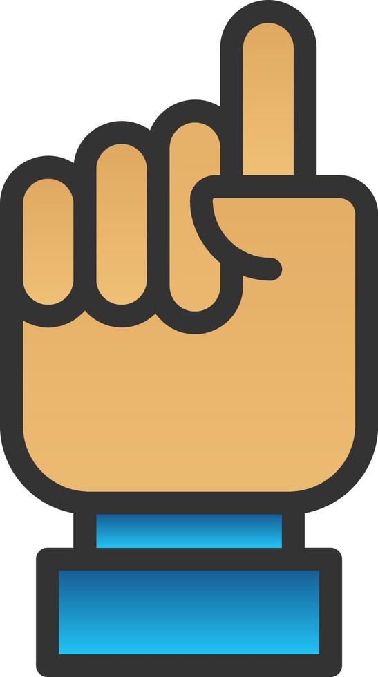 Finger Vector Icon Design