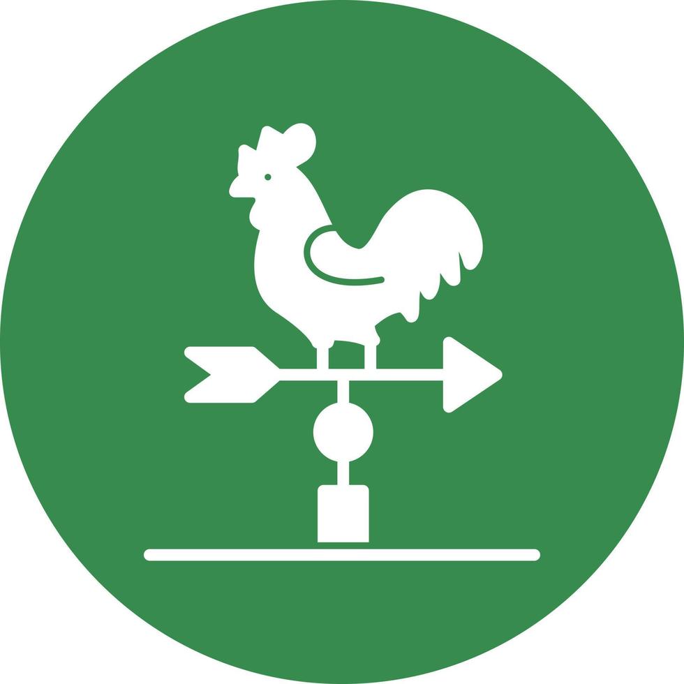 Weather Vane Vector Icon Design