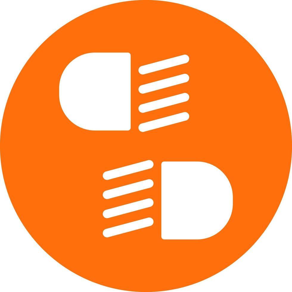 Headlight Vector Icon Design