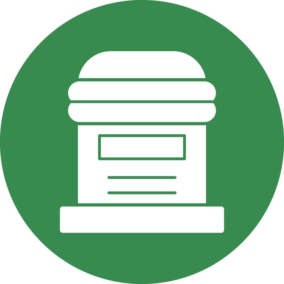 Postbox Vector Icon Design