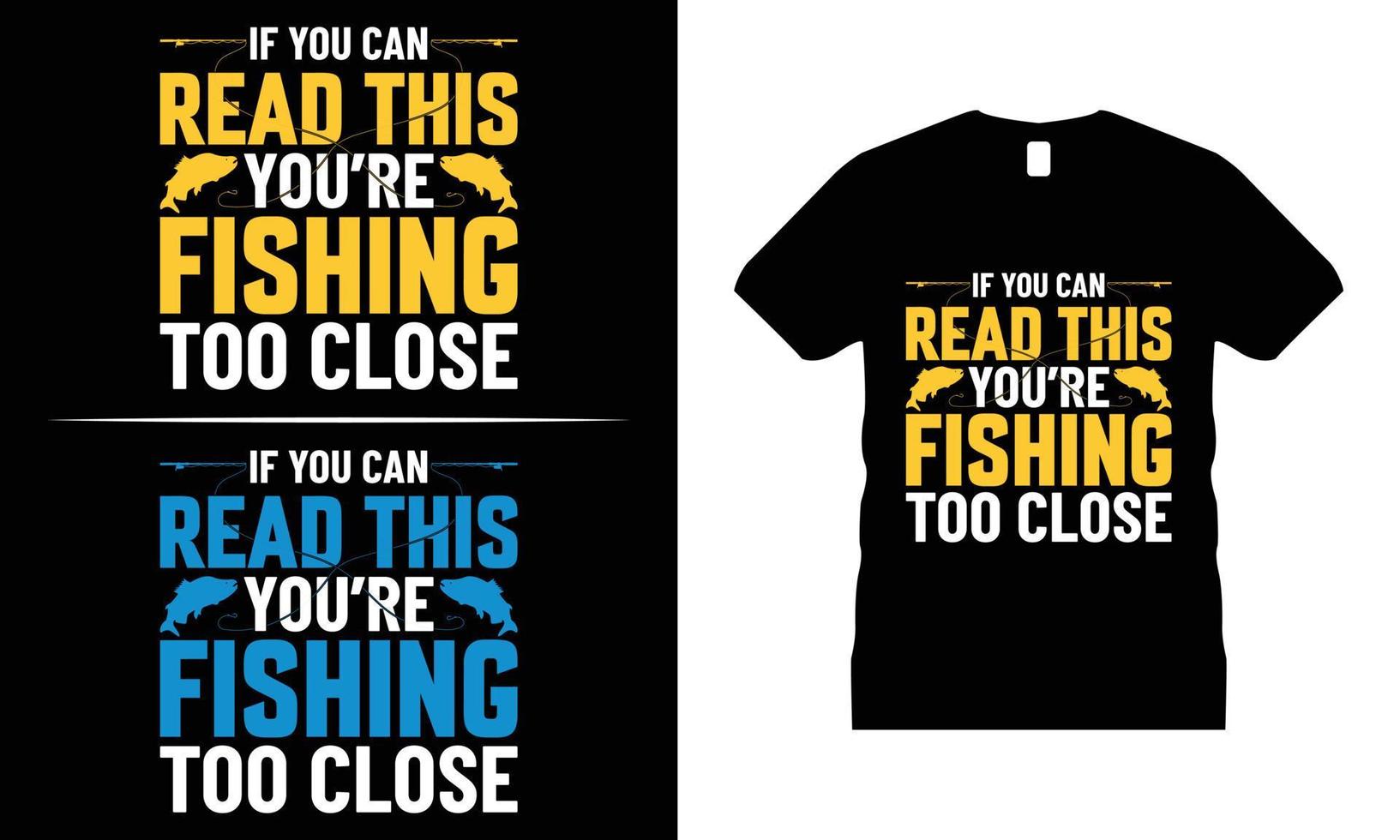 Fishing Lover T-shirt Design vector. Use for T-Shirt, mugs, stickers, etc. vector