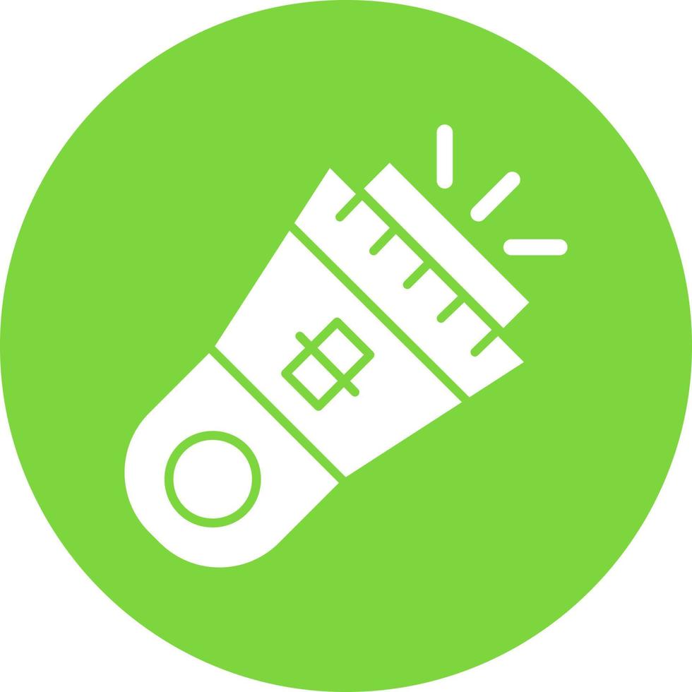 Flashlight Vector Icon Design