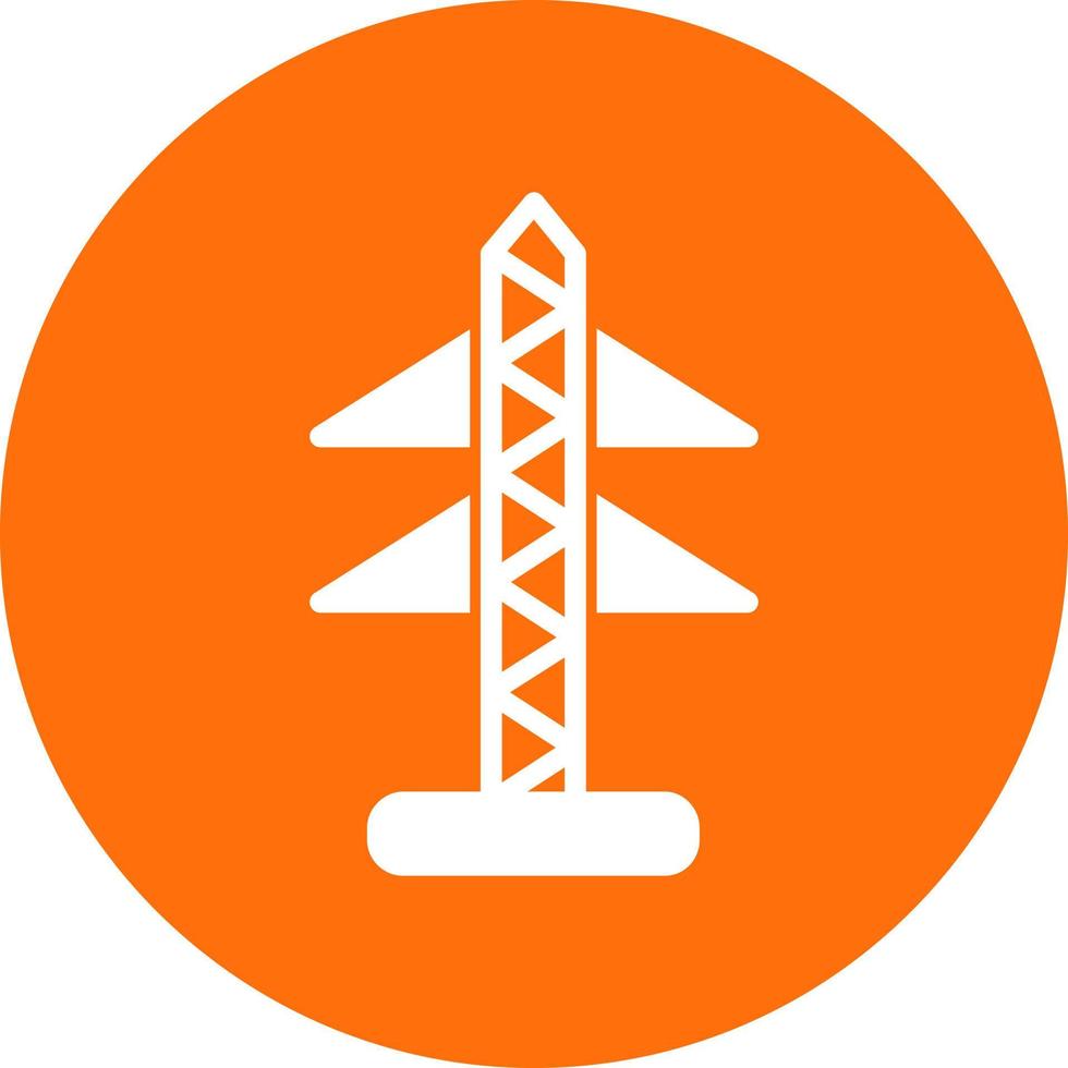 Electric Tower Vector Icon Design