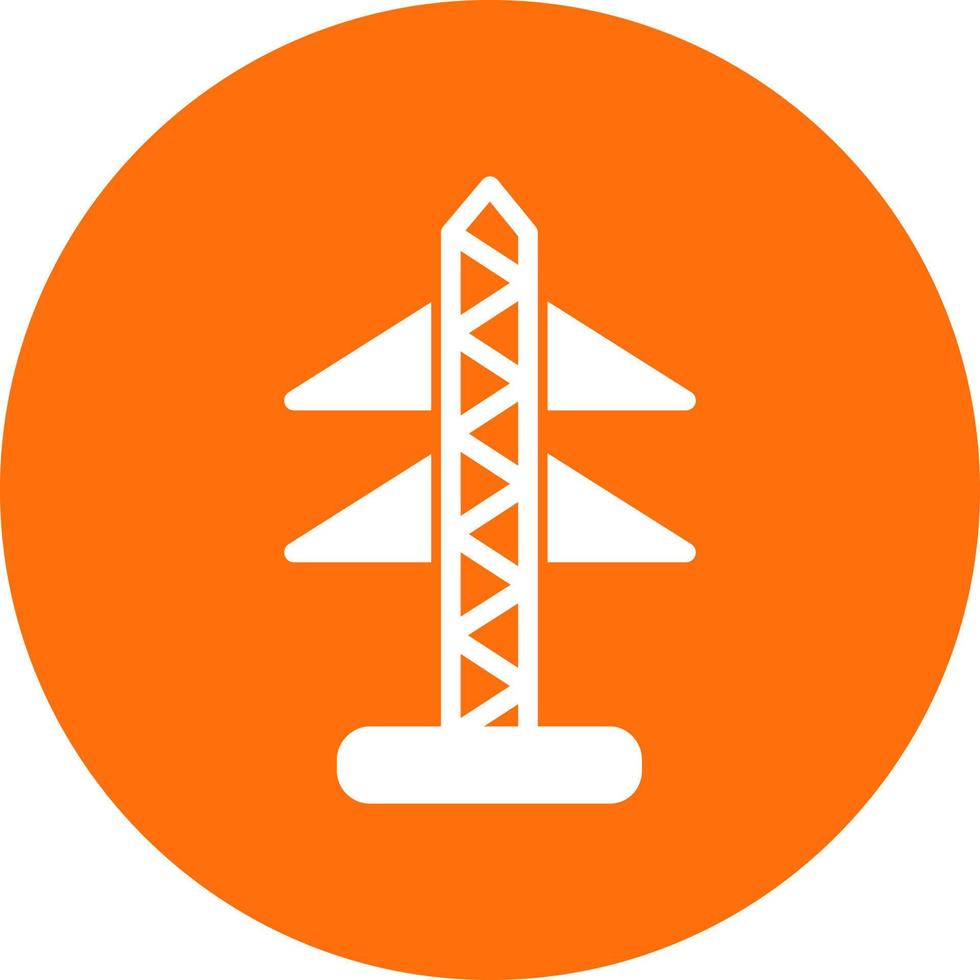 Electric Tower Vector Icon Design