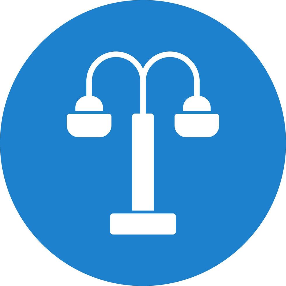 Street Light Vector Icon Design