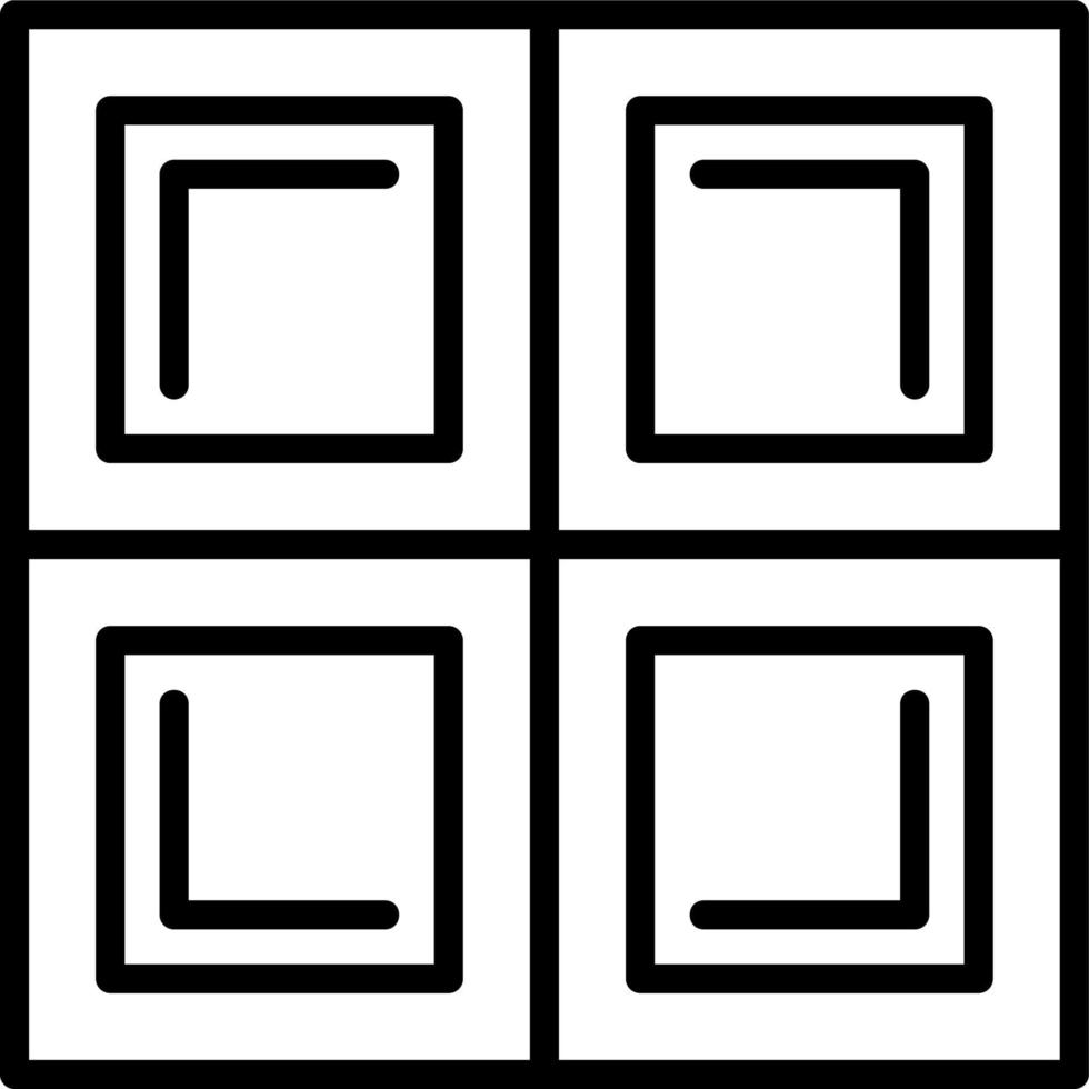 diseño de icono de vector de bloques