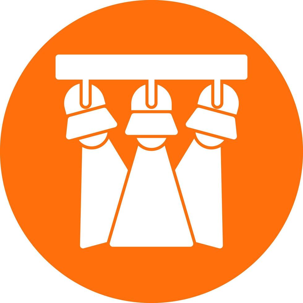 Spotlight Vector Icon Design