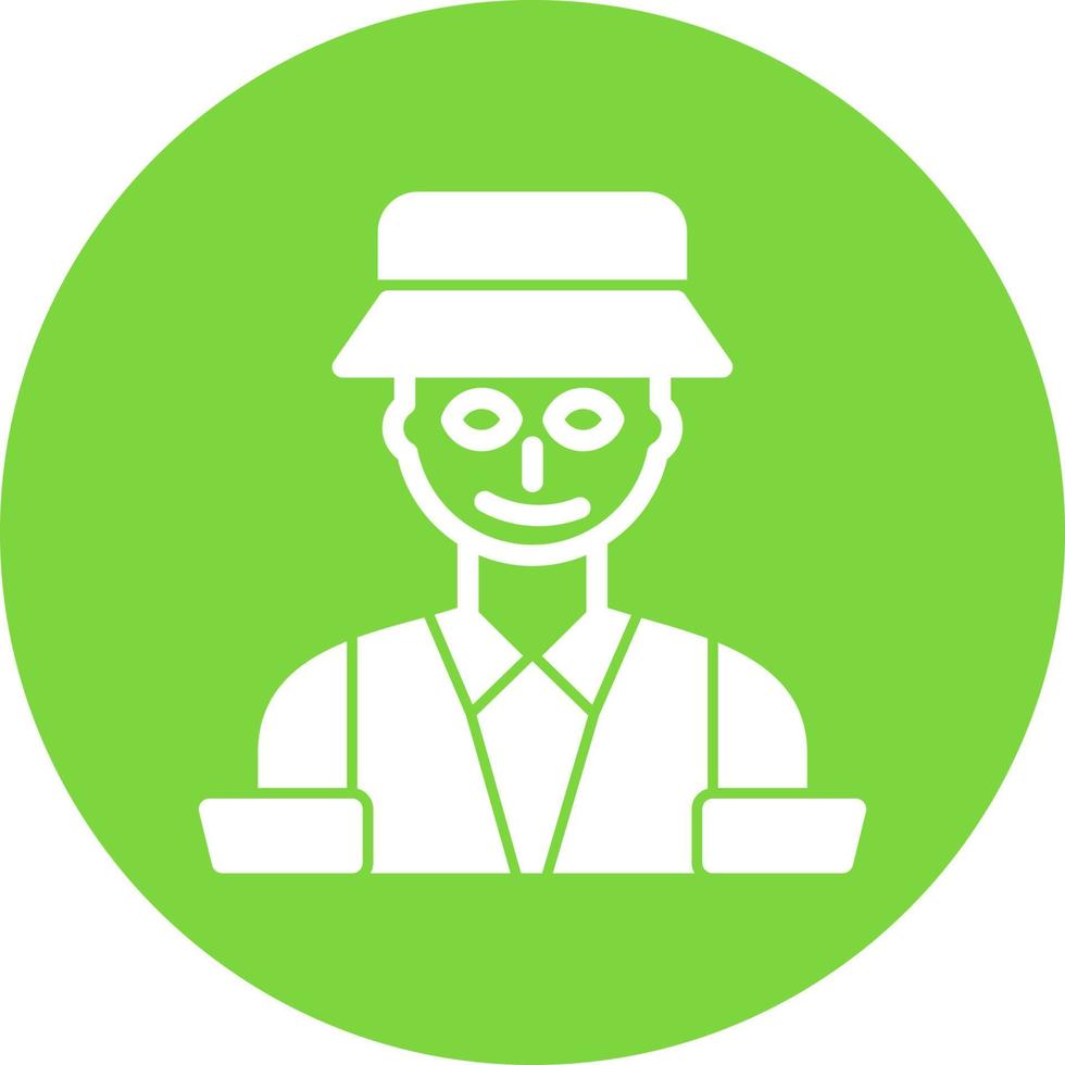 Tour Guide Vector Icon Design