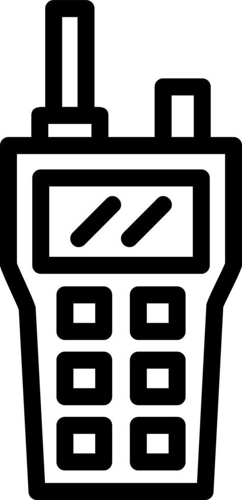 Walkie Talkie Vector Icon Design