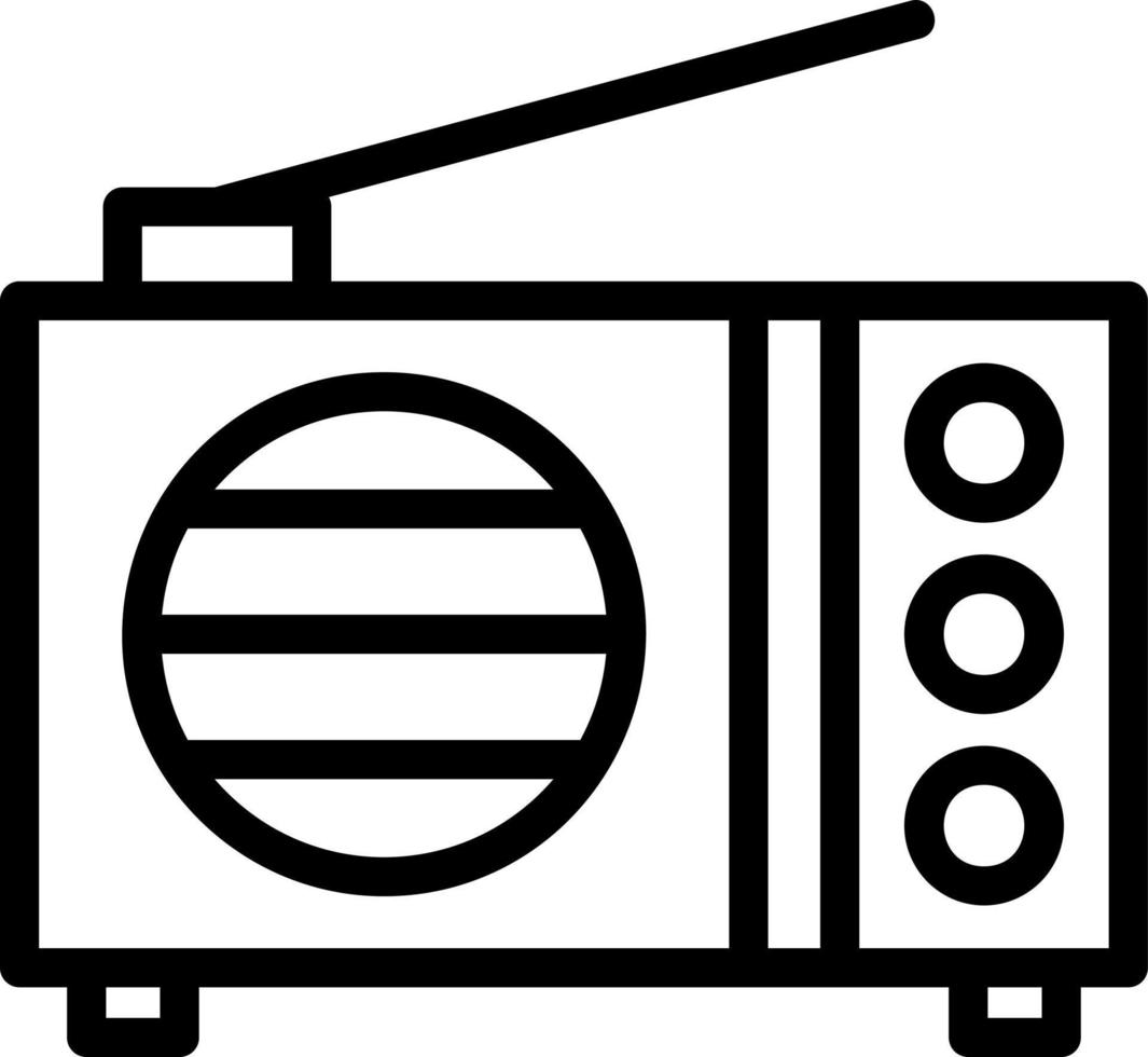 diseño de icono de vector de radio