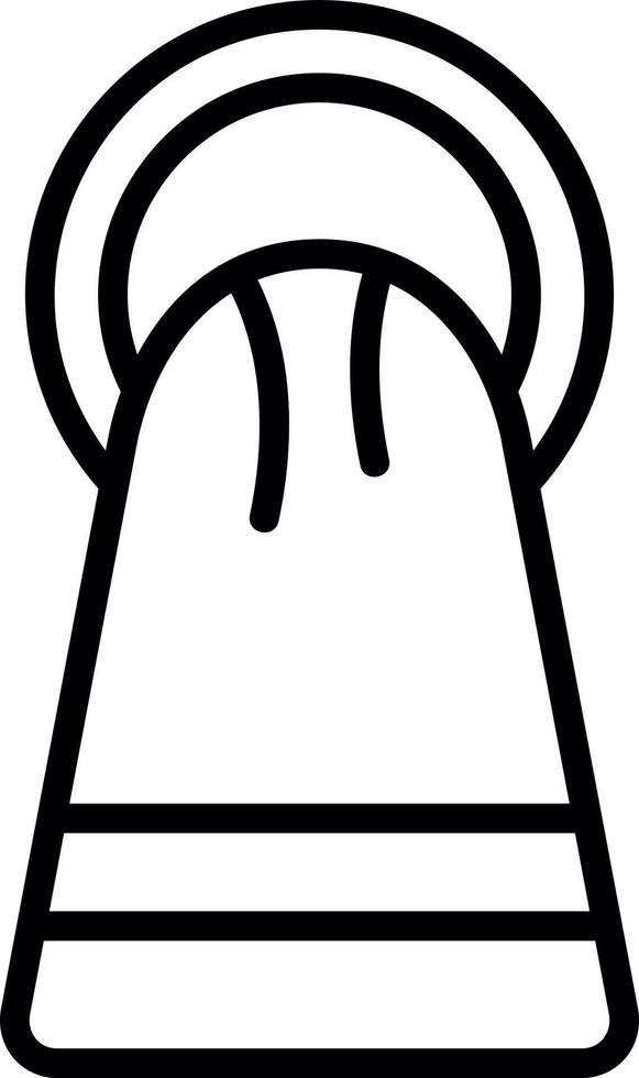 Towel Rack Vector Icon Design
