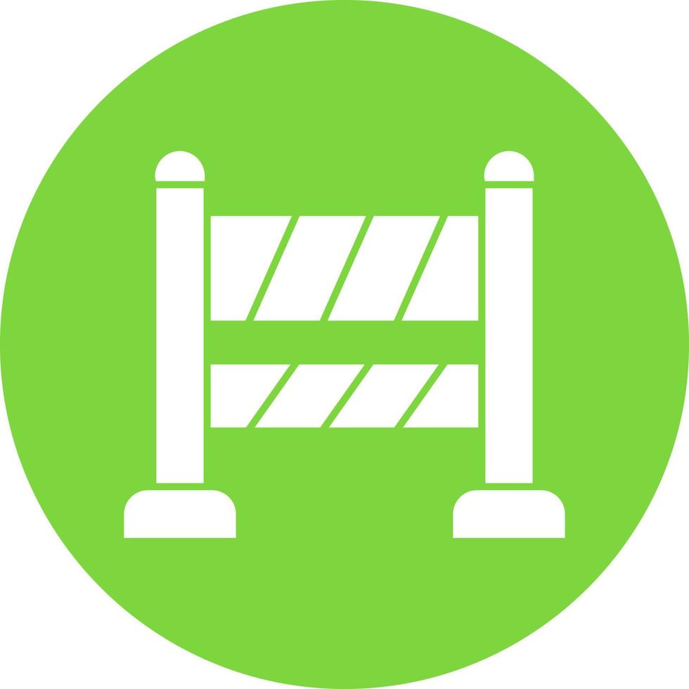 Road Block Vector Icon Design