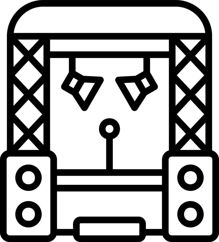 Stage Vector Icon Design