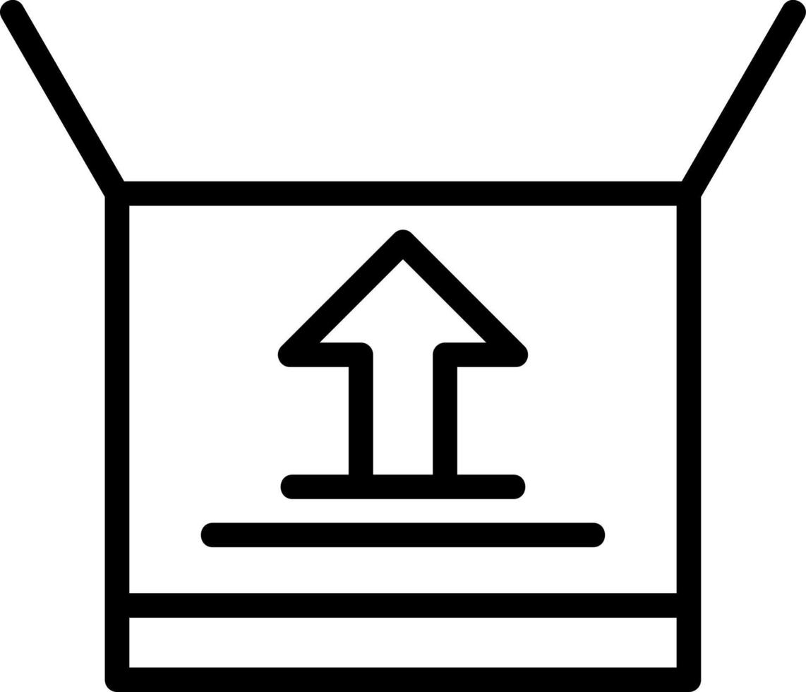Open Box Vector Icon Design