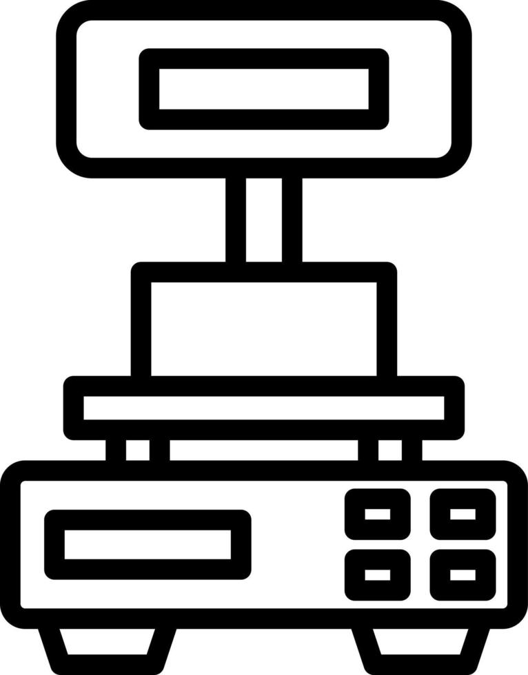 Weight Scale Vector Icon Design