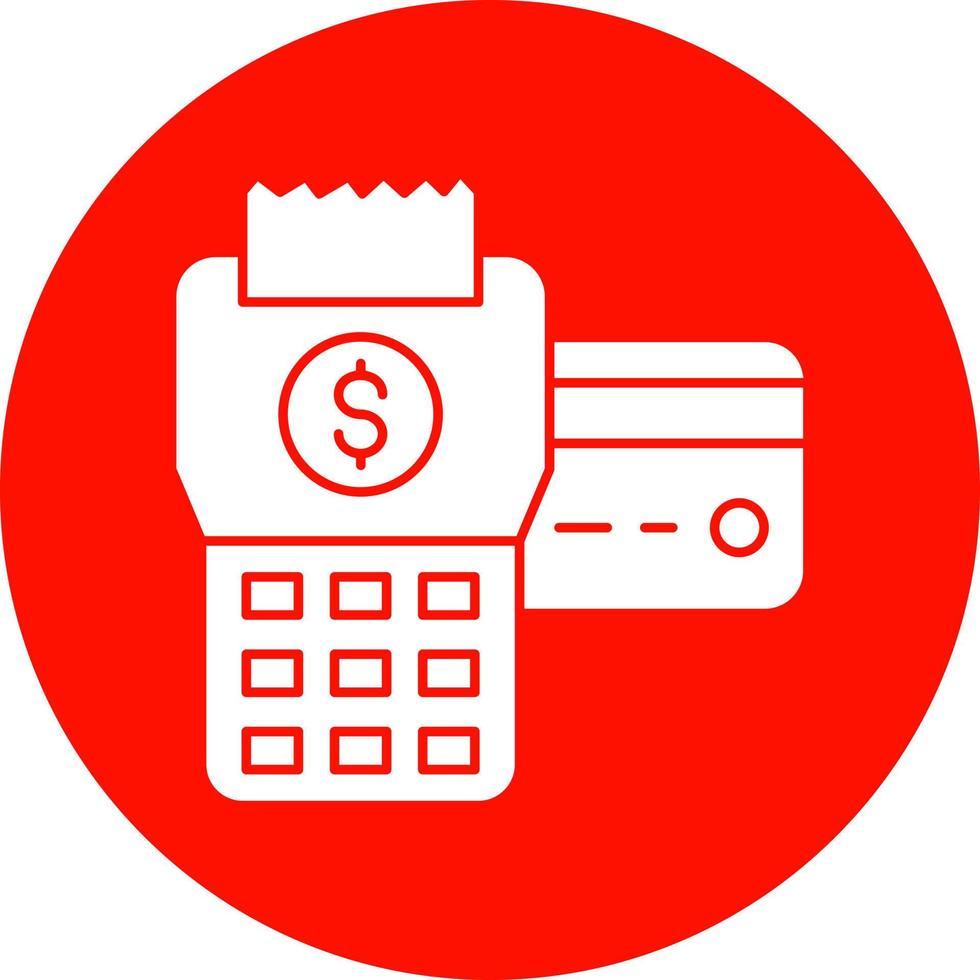 Pos Terminal Vector Icon Design