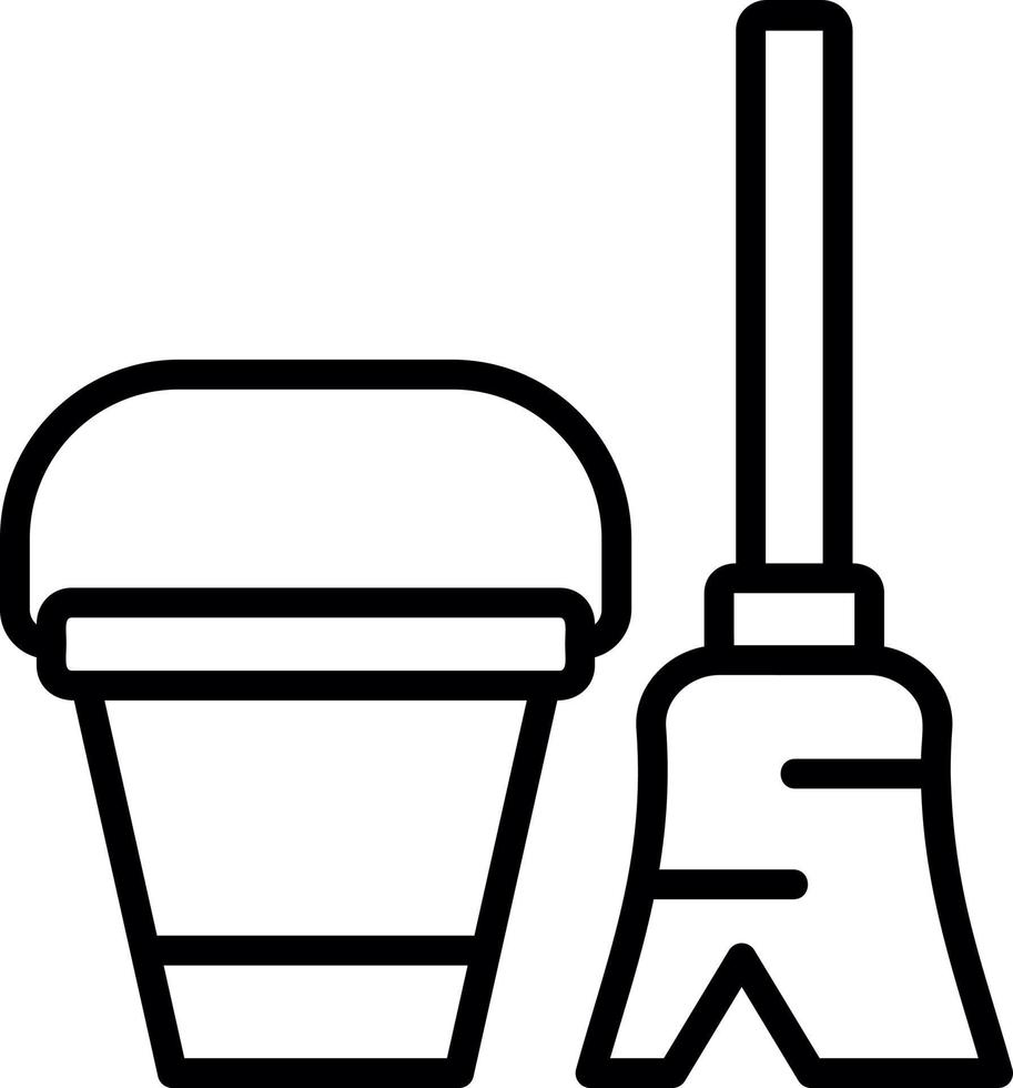 Cleaning Tools Vector Icon Design