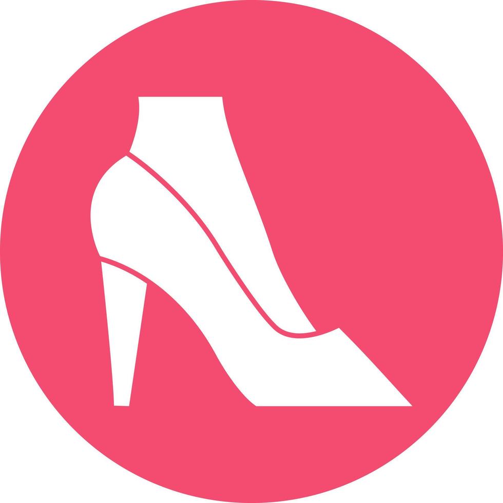 diseño de icono de vector de tacones altos