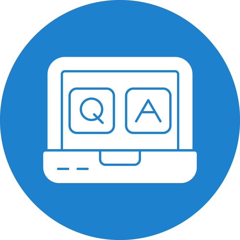 QA Vector Icon Design
