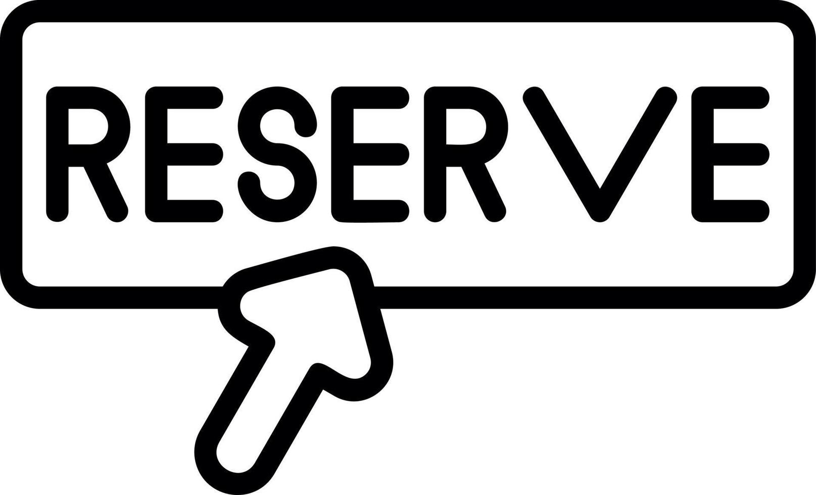 Reservation Vector Icon Design