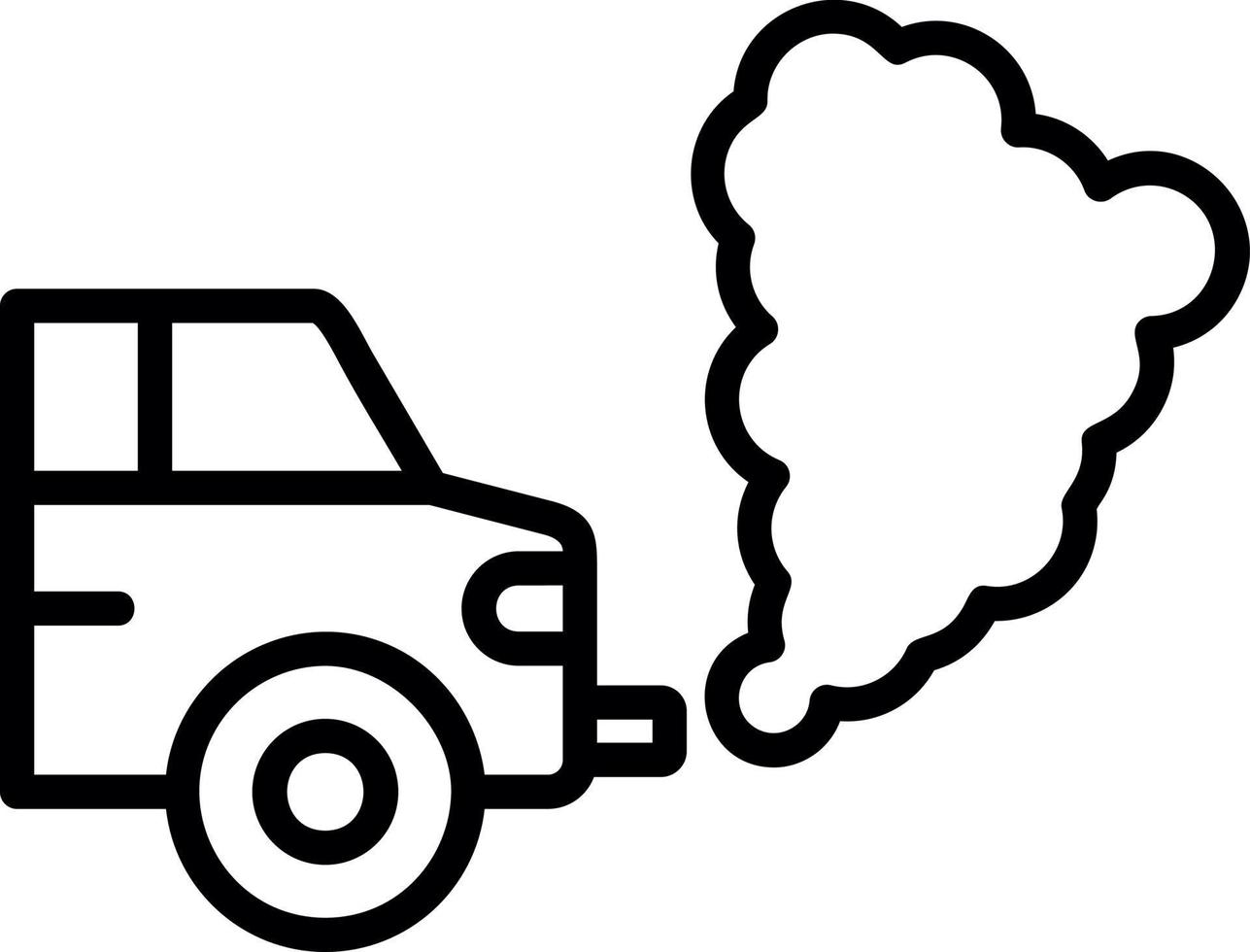 Emission Vector Icon Design