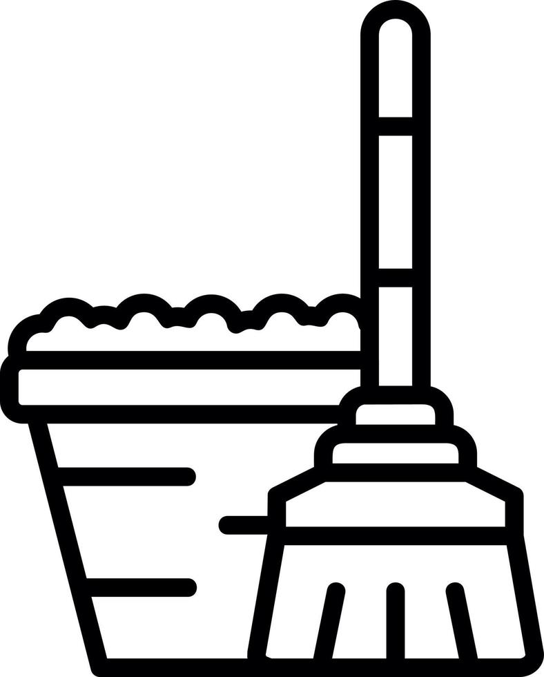 Mop Vector Icon Design