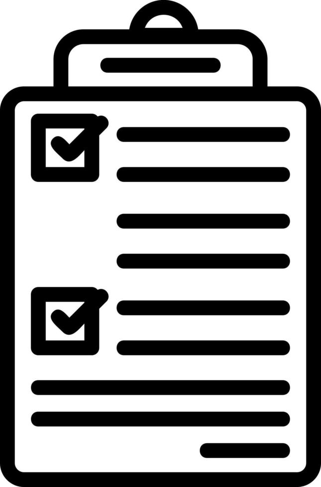 Checklist Vector Icon Design