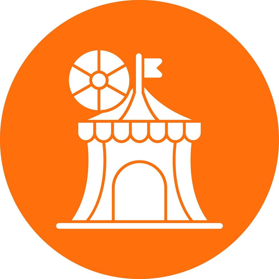 diseño de icono de vector de circo