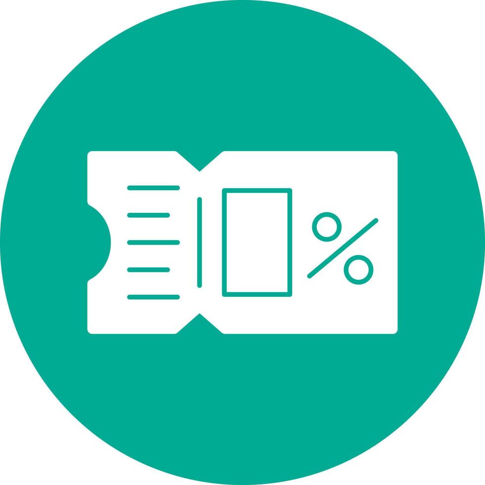 Ticket Vector Icon Design