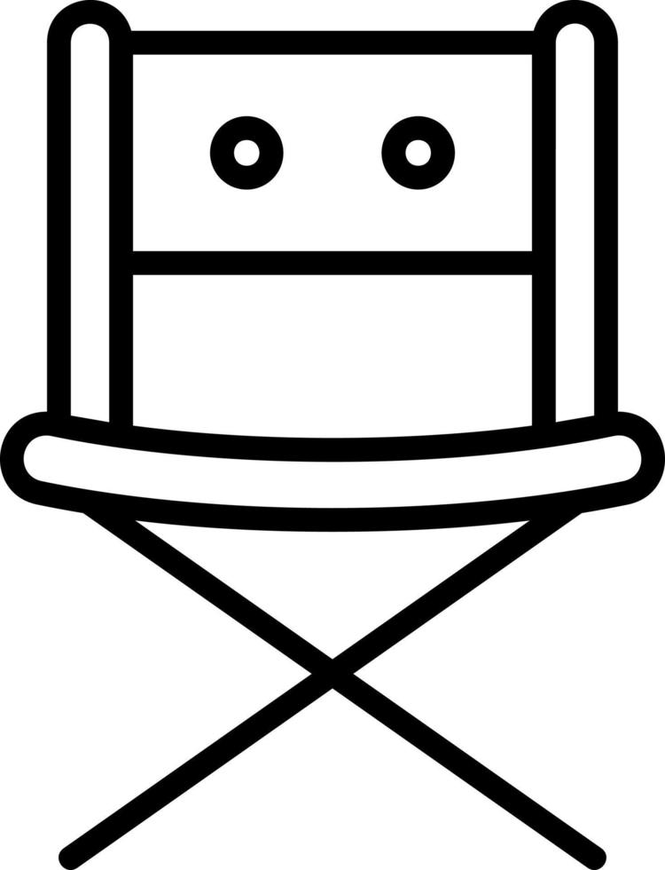 Direstors Chair Vector Icon Design