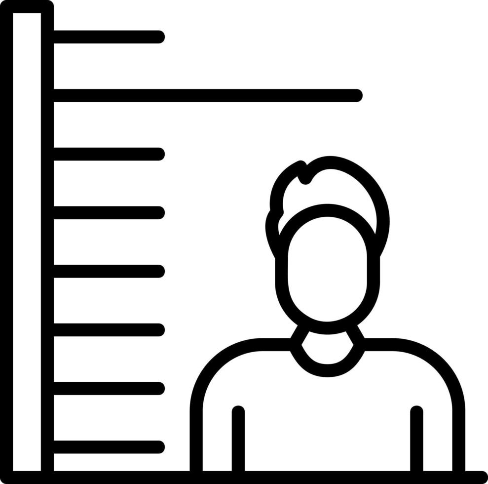 Height Limit Vector Icon Design